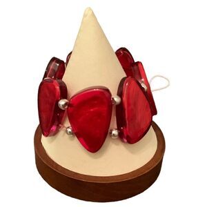 Style & Co. red stretch bracelet NWOT